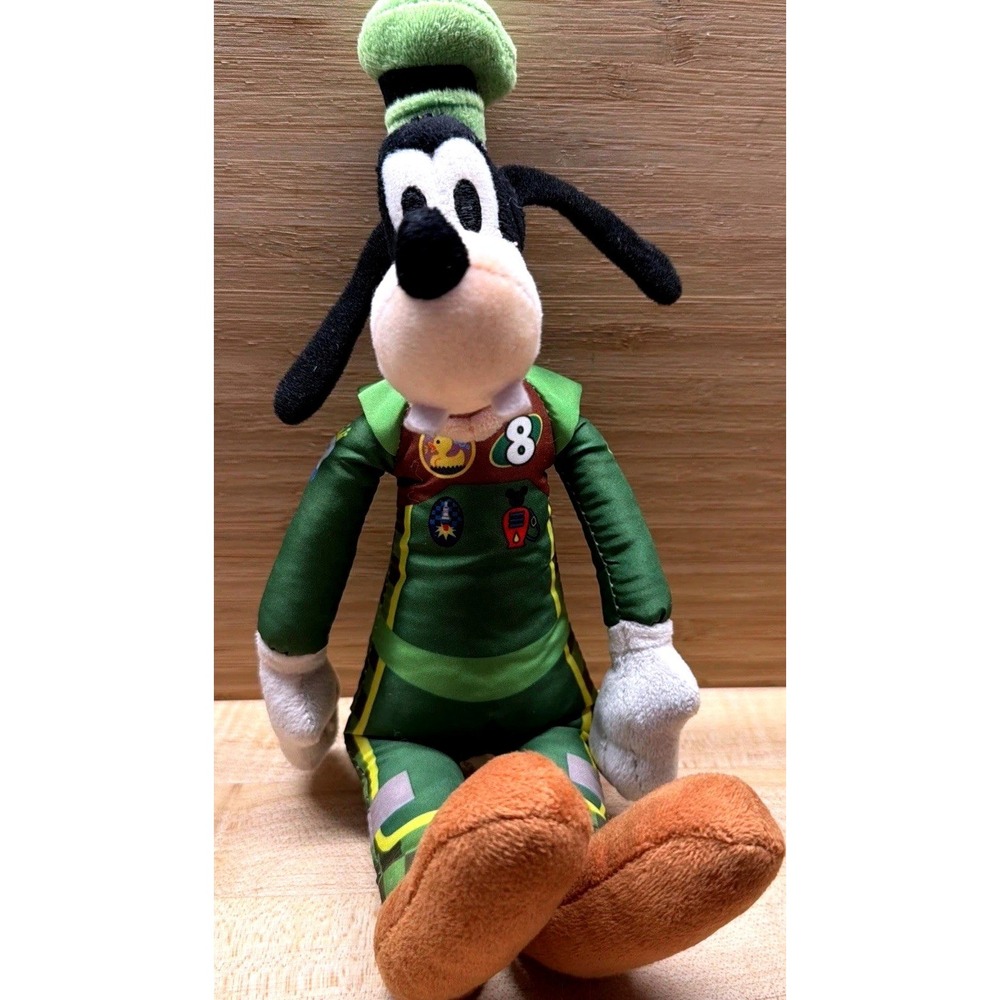 Disney Goofy Plush 11" Micky &‎ The Roadster Racers Collection Collectible